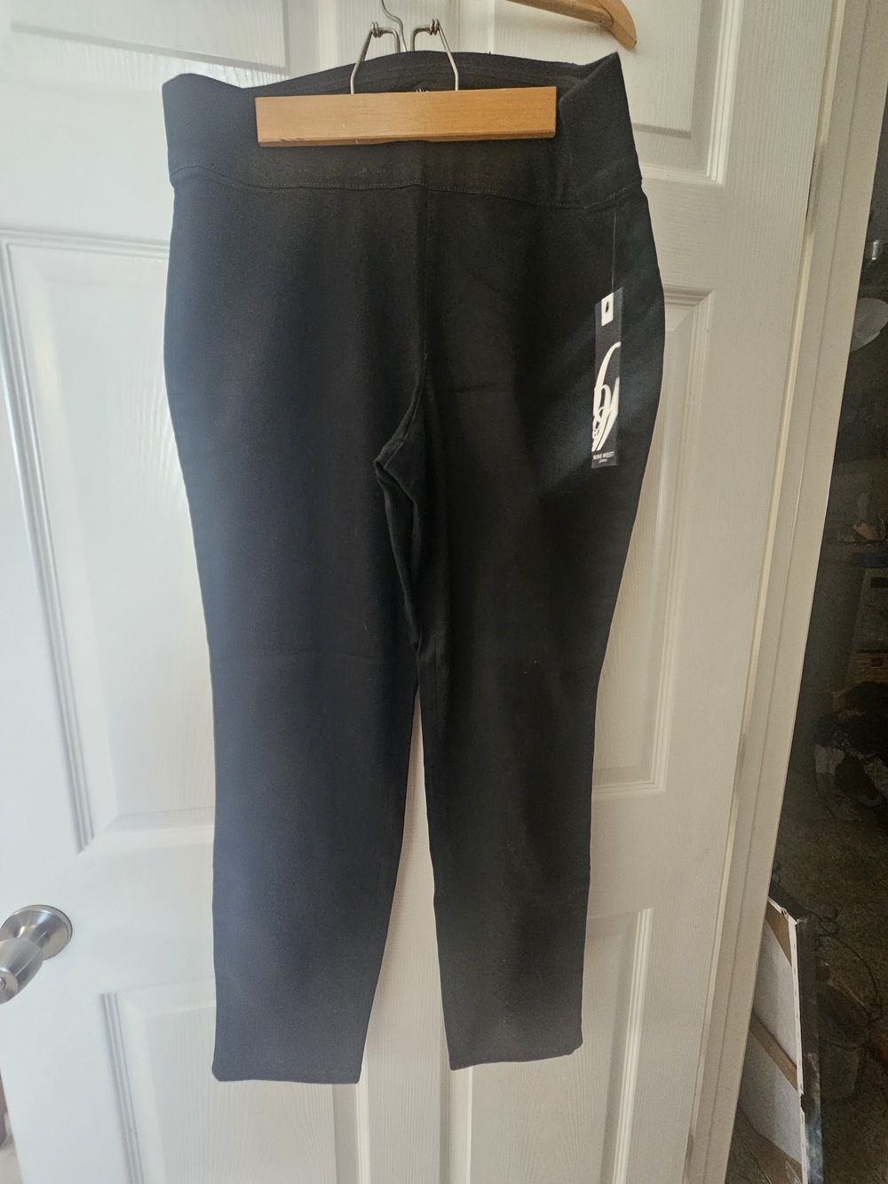 Nine West Black Pull On Skinny Pants